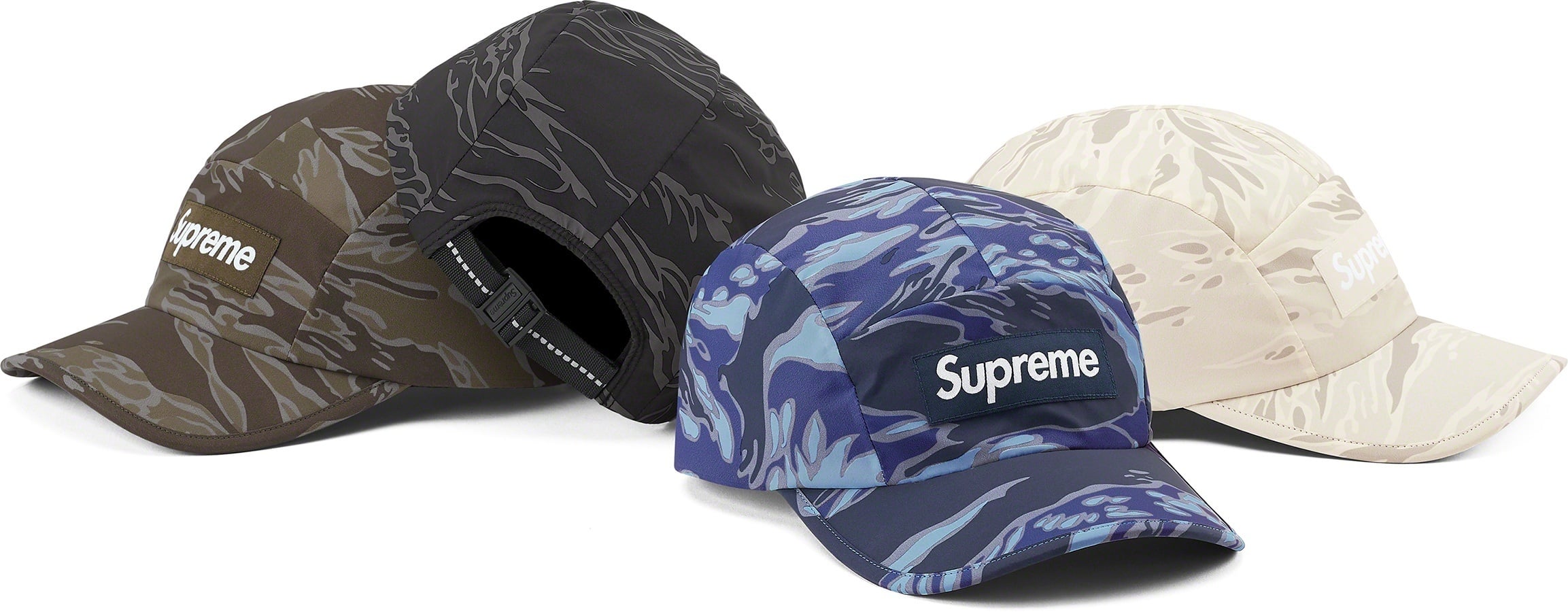 Tiger Camo Reflective Camp Cap